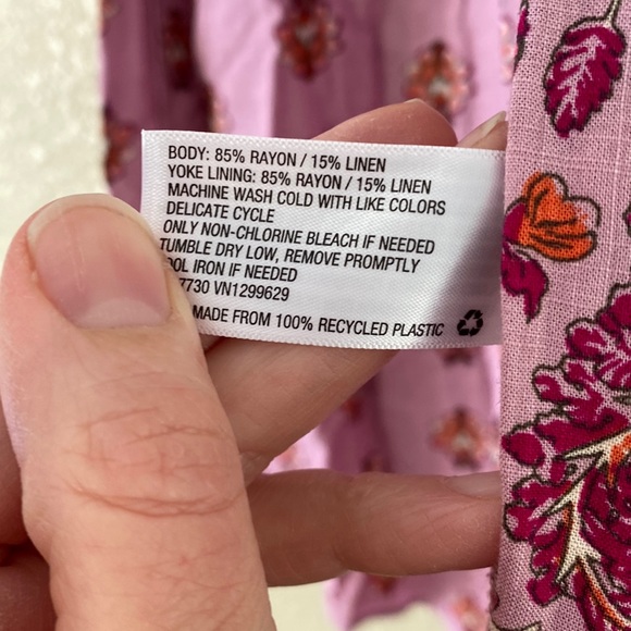 Knox Rose Pink/Lavender Patterned Button Down Shirt Size XXL - Picture 15 of 16